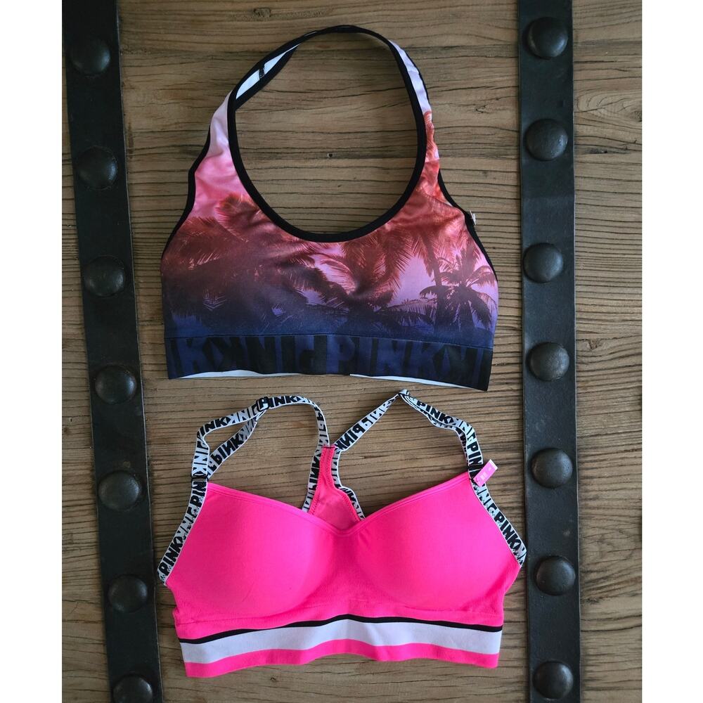 Victoria's Secret PINK Ombre Sports Bra Sportsbra Bundle sz S New